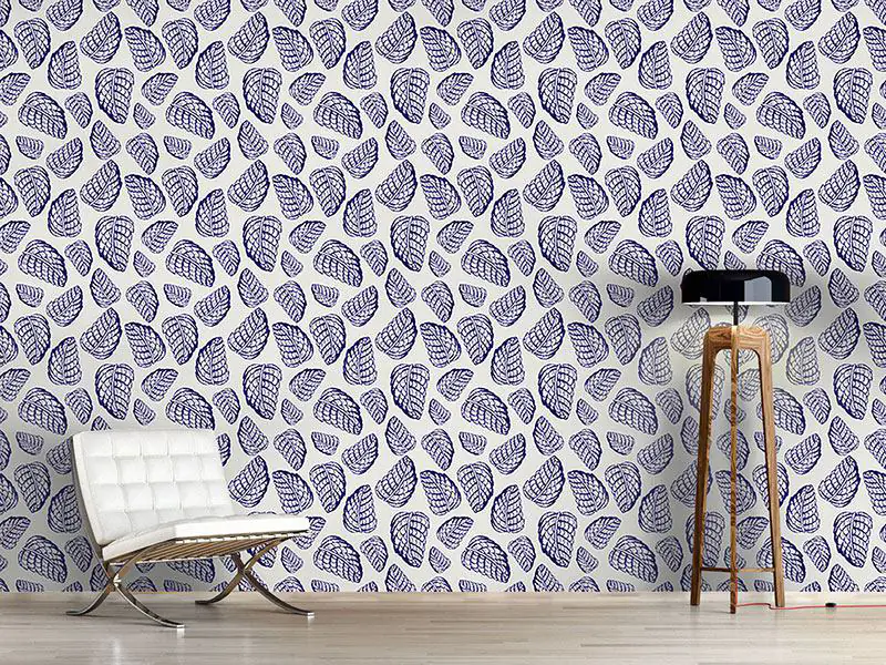 Wall Mural Pattern Wallpaper Peppermint Leaves