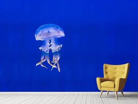 Wall Mural Photo Wallpaper Glowing jellyfish