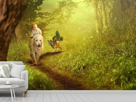 Wall Mural Photo Wallpaper Forest excursion