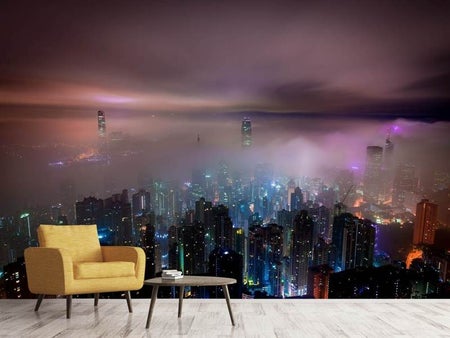 Fototapete Smog in Hong Kong