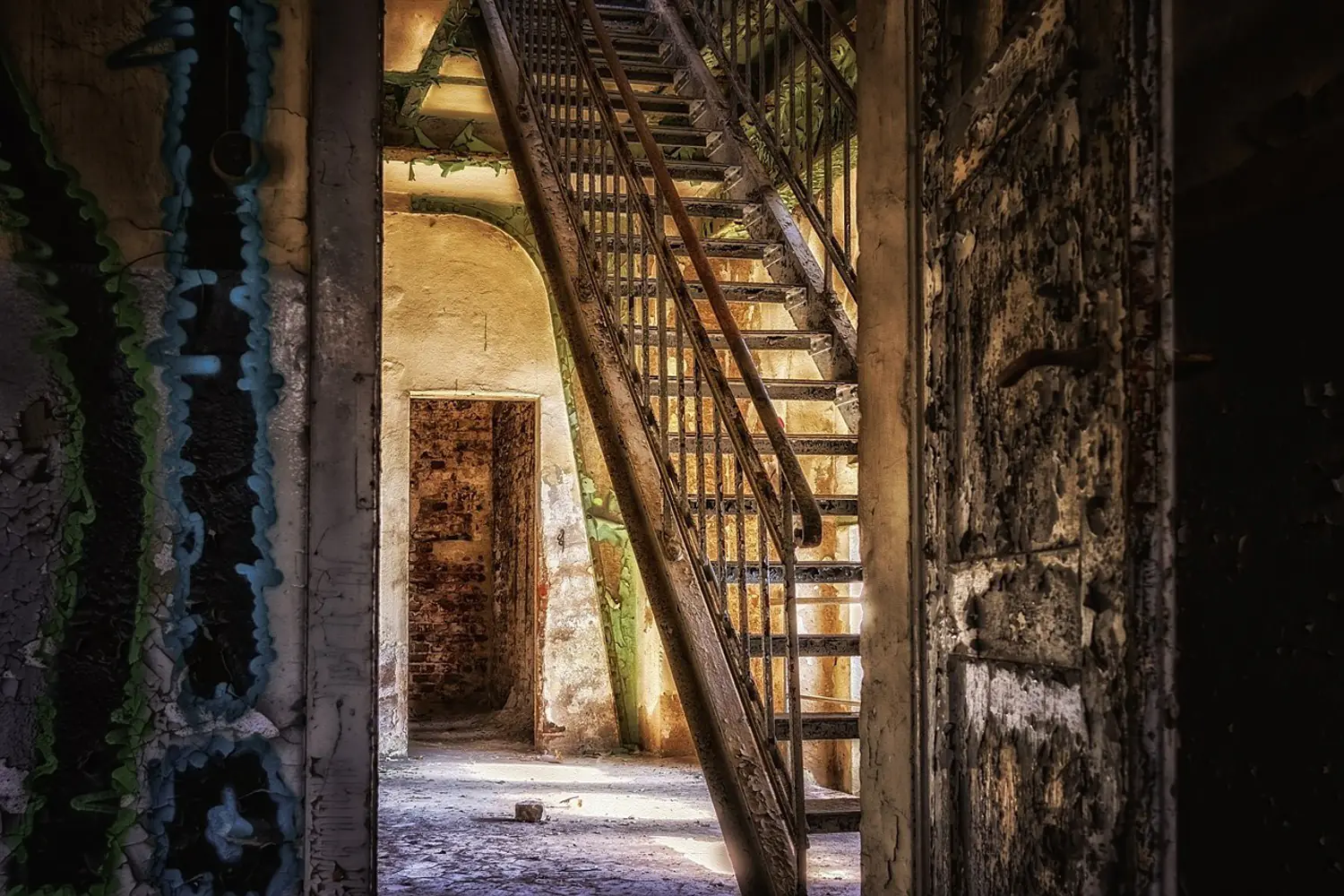 Wall Mural Photo Wallpaper Old stairs