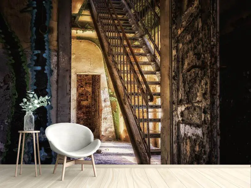 Wall Mural Photo Wallpaper Old stairs