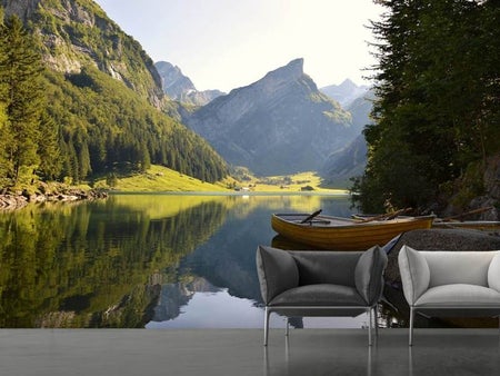 Wall Mural Photo Wallpaper Still waters in the mountains