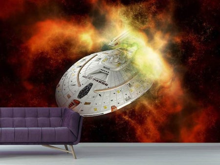 Wall Mural Photo Wallpaper UFO in space