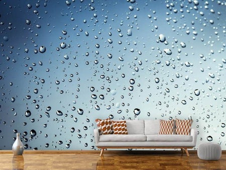 Fotobehang A wall of rain