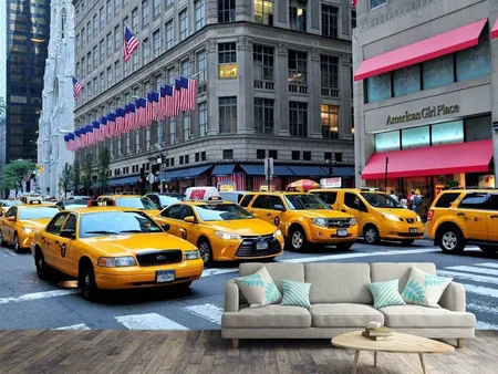 Fotomurale Manhattan - taxi per favore