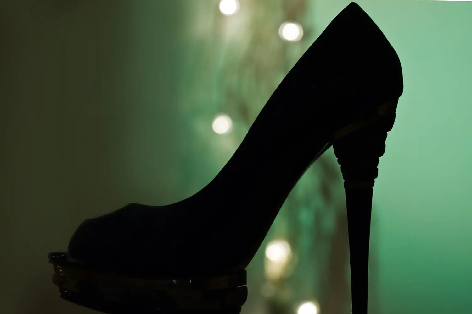 Fototapet Black high heel