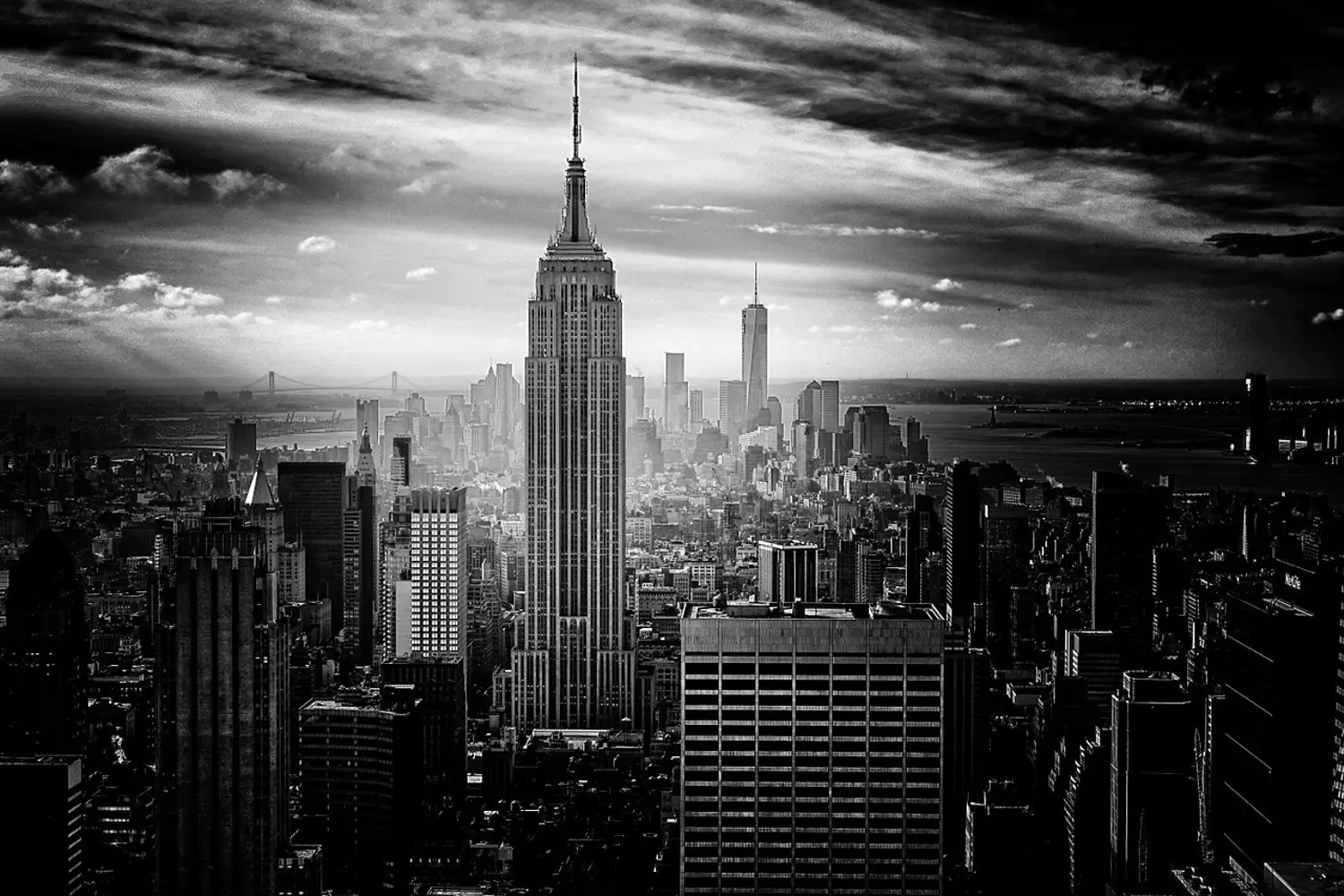 ▷ Empire State Building at night wallpaper 📱 | Wallery
