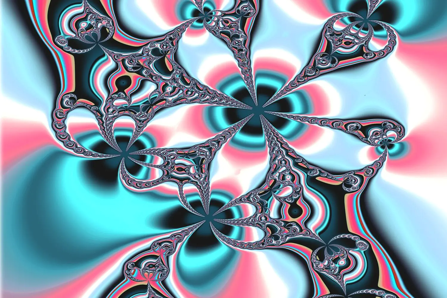 Papier peint photo Art fractal