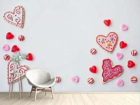 Wall Mural Photo Wallpaper Sweets from the heart