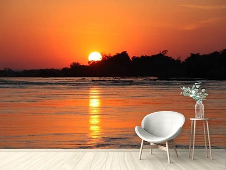 Wall Mural Photo Wallpaper The glowing sunset