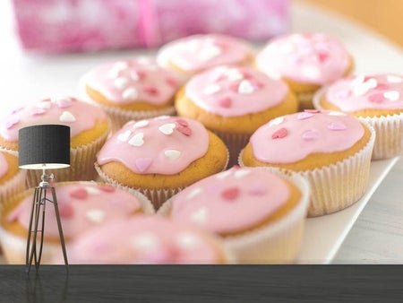 Fotobehang Sweet cupcake