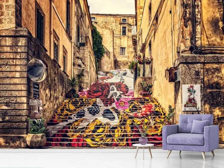 Fototapet Graffiti in Sicily