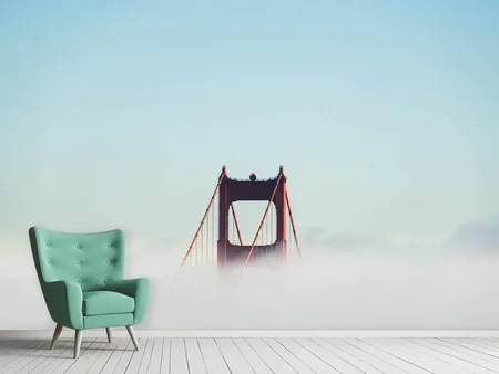 Papier peint photo Golden Gate dans le brouillard