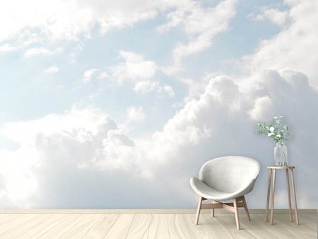 Wall Mural Photo Wallpaper Clouds in the light