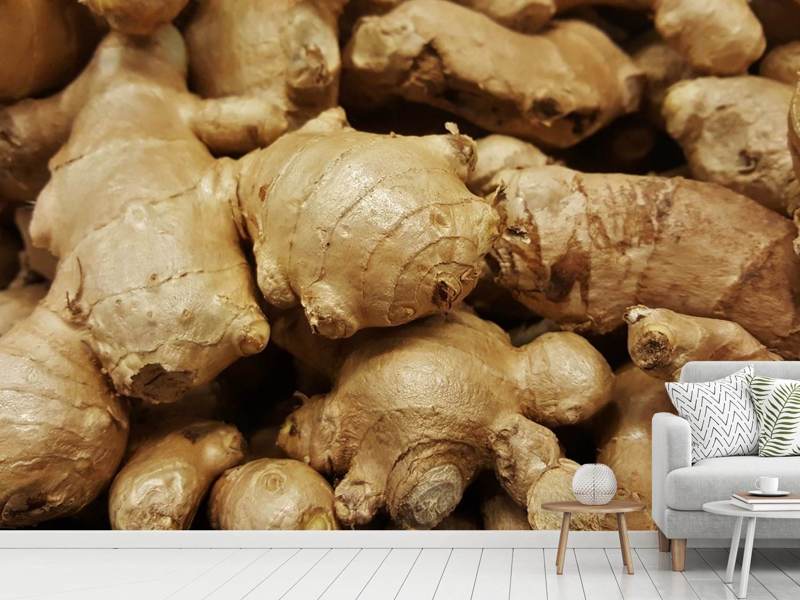 Wall Mural Photo Wallpaper Ginger tubers | Shop now!