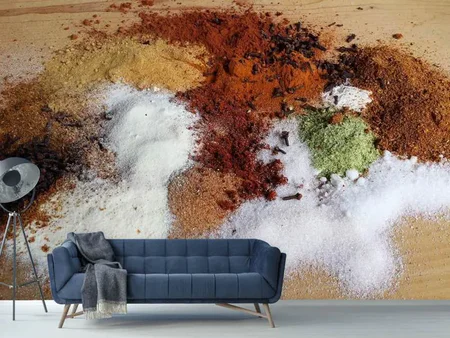 Wall Mural Photo Wallpaper Ground spices