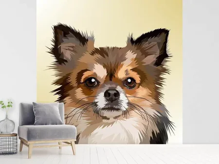 Valokuvatapetti Pop Art Dog Portrait