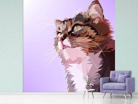Valokuvatapetti Pop Art Cats Portrait