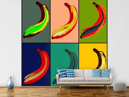 Fotobehang Colorful bananas