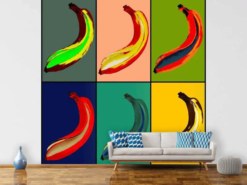 Wall Mural Photo Wallpaper Colorful bananas