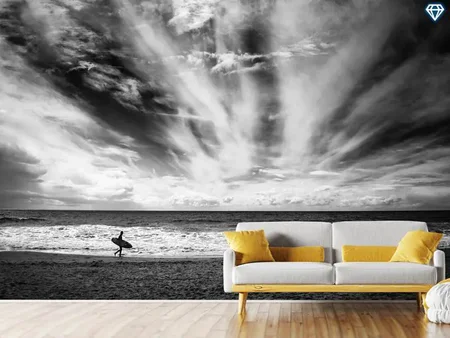 Wall Mural Photo Wallpaper The Loneliness Of A Surfer