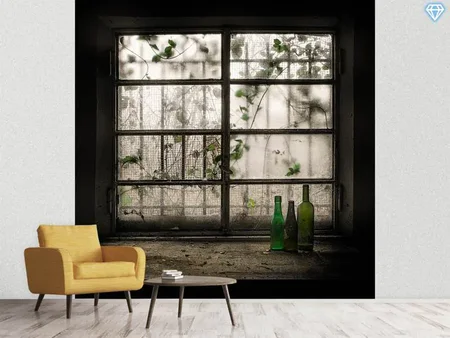 Wall Mural Photo Wallpaper Still-Life With Glass Bottle