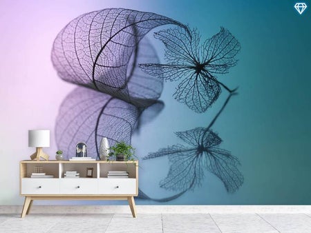 Wall Mural Photo Wallpaper Story Of Leaf And Flower