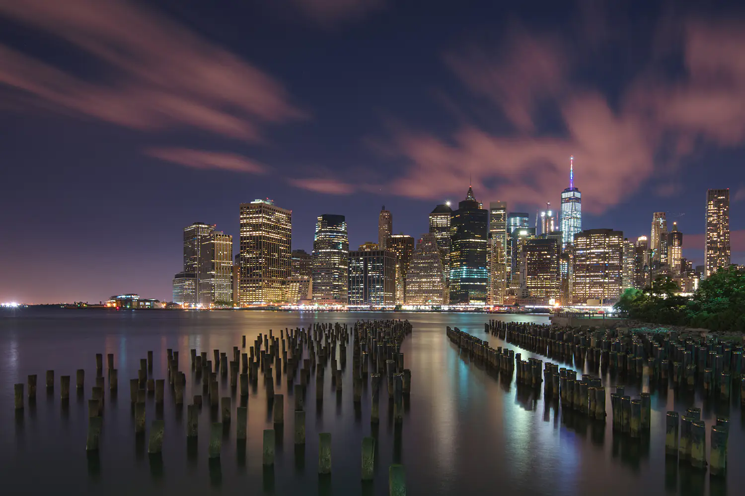 Papier peint photo New York City At Night