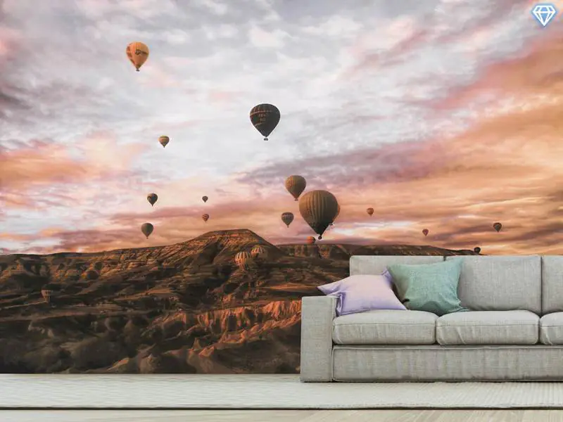 Wall Mural Photo Wallpaper Cappodocia Hot Air Balloon
