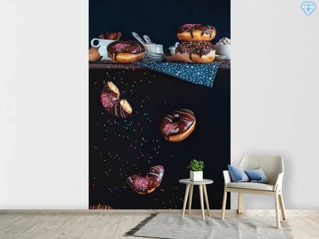 Wall Mural Photo Wallpaper Donuts From The Top Shelf