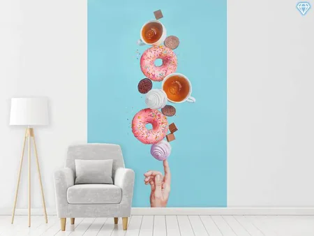 Wall Mural Photo Wallpaper Weekend Donuts