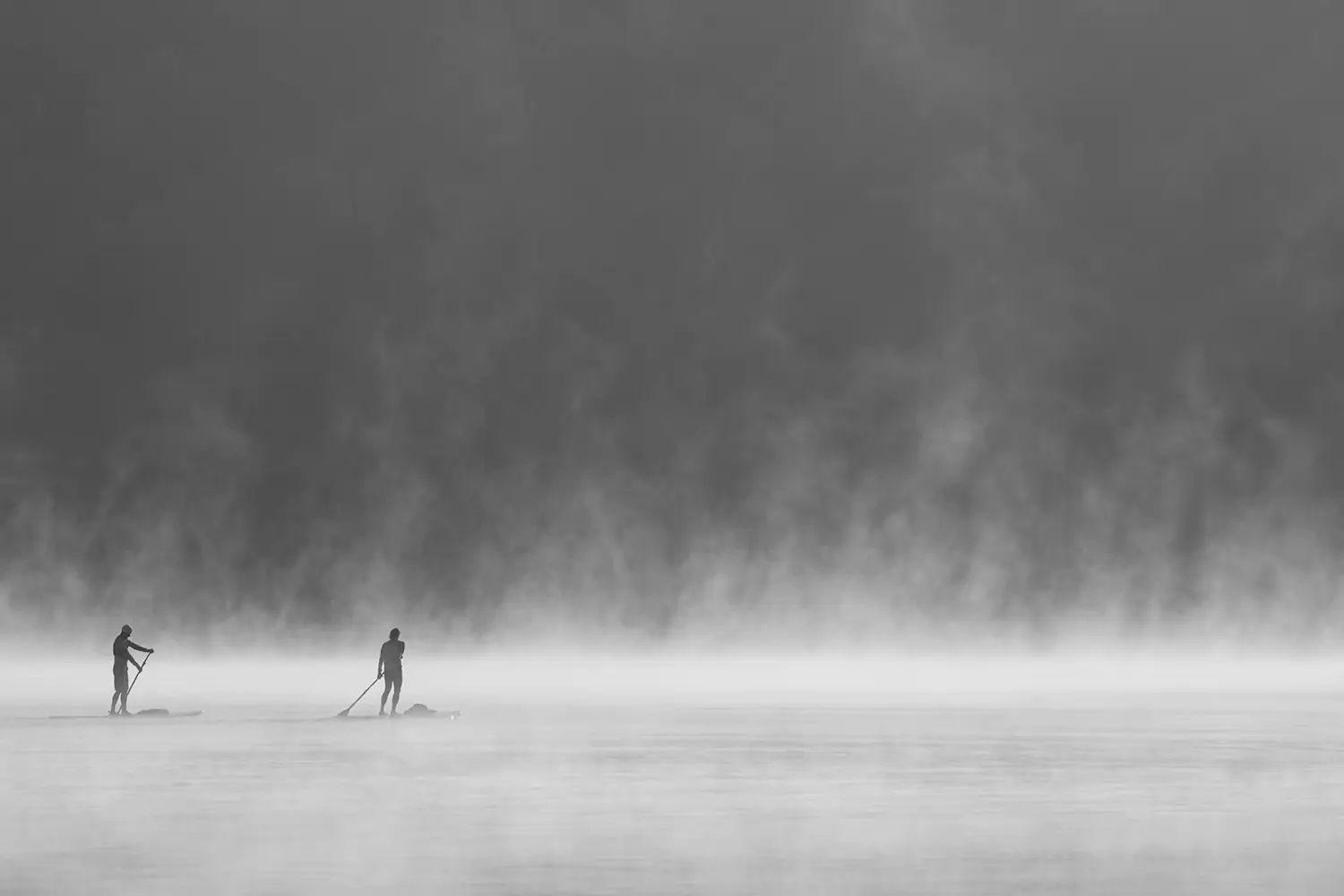 Fotomurale Misty Lake 1