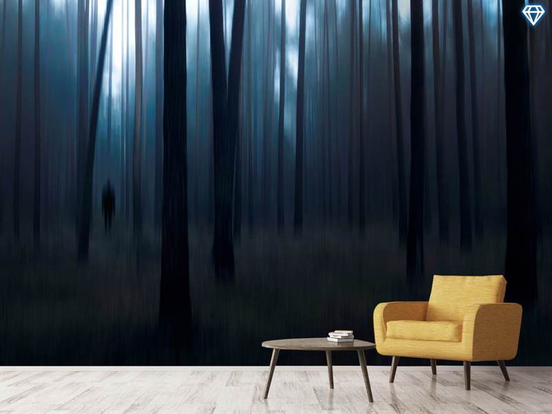 Wall Mural Photo Wallpaper Man In The Forest