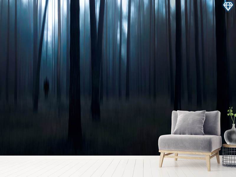 Wall Mural Photo Wallpaper Man In The Forest