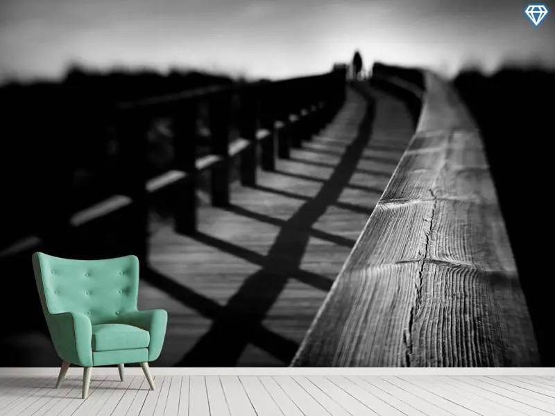 Wall Mural Photo Wallpaper Lonely Rails
