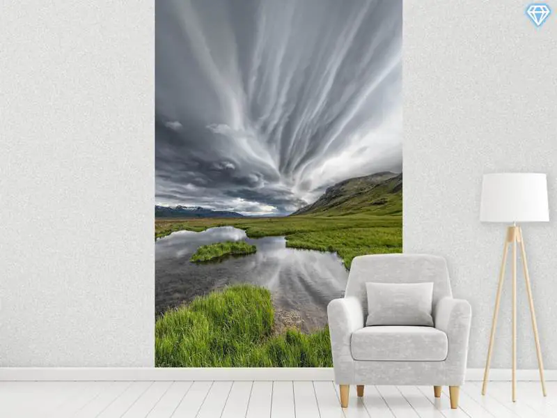 Wall Mural Photo Wallpaper Twisted Clouds