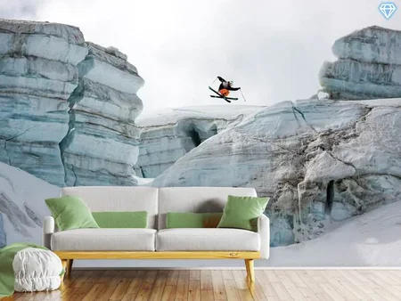Wall Mural Photo Wallpaper Candide Thovex Out Of Nowhere Into Nowhere