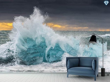 Wall Mural Photo Wallpaper Icy Wave