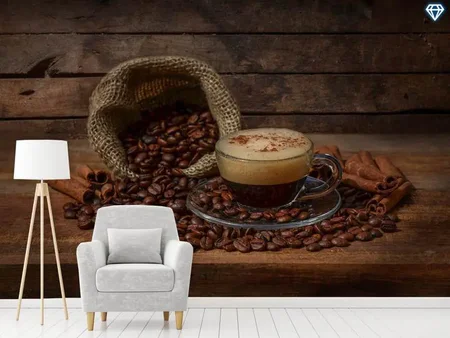 Wall Mural Photo Wallpaper Coffee Time