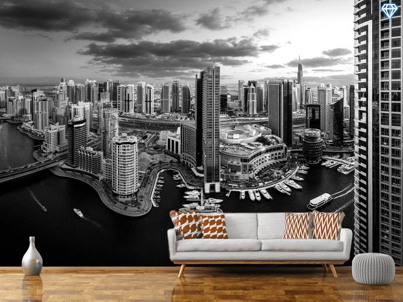 Wall Mural Photo Wallpaper Dubai Marina | Order now!!