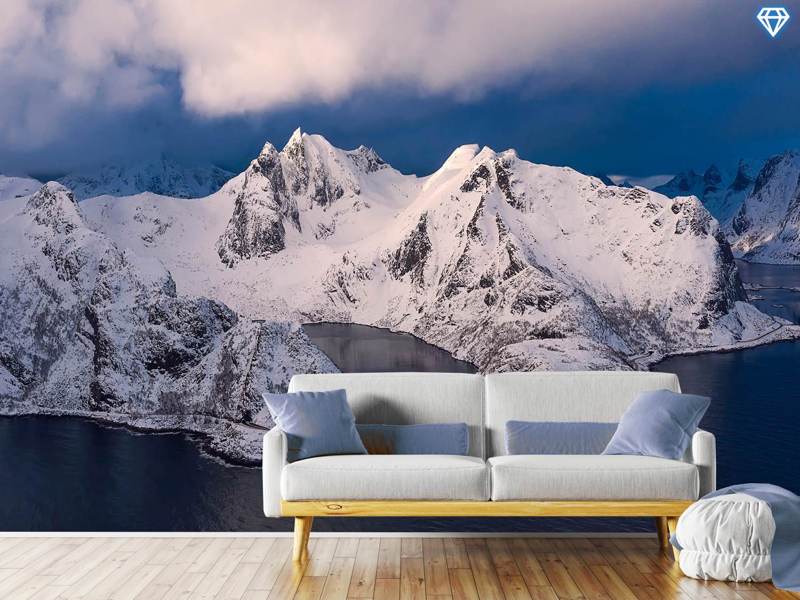 Wall Mural Photo Wallpaper Ring Of Mountains