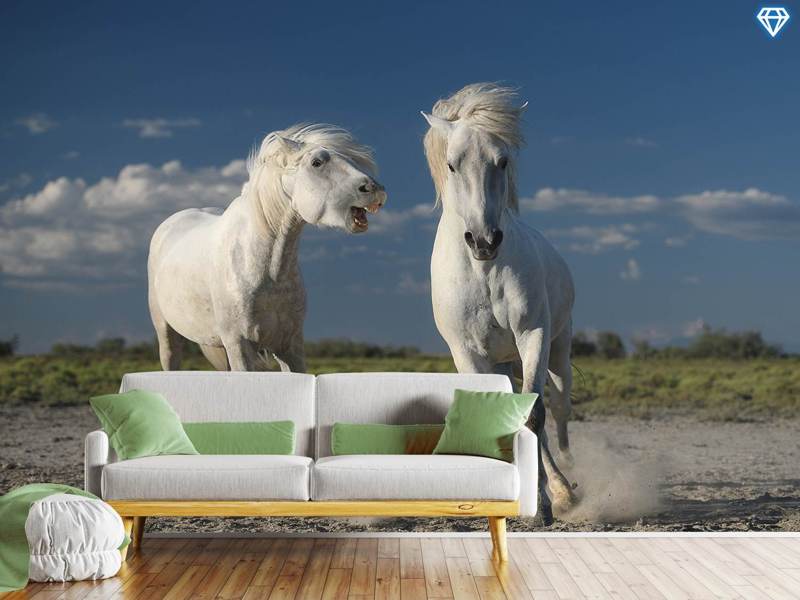 Fotomurale White Horses