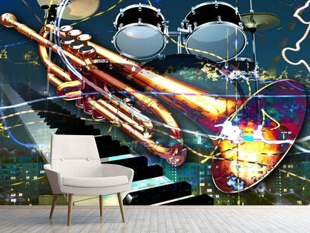 Wall Mural Photo Wallpaper Let The Music Play