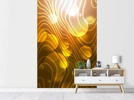 Wall Mural Photo Wallpaper Abstract Spherical Waves