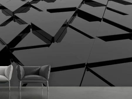 Wall Mural Photo Wallpaper 3D Triangular Surfaces