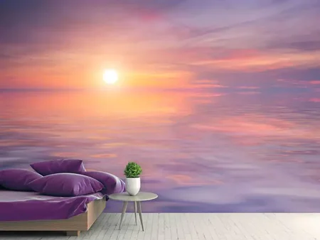 Wall Mural Photo Wallpaper Sunset by the Lake