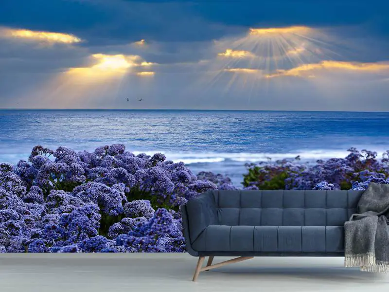 Fototapet Lavender And Sea