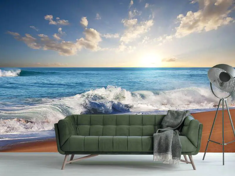 Wall Mural Photo Wallpaper The Waves Of The Sea