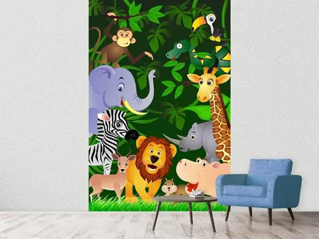 Papier peint photo Safari dans la jungle